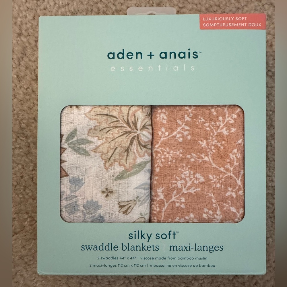 Aden + Anais Silky Soft Swaddle Blanket Set